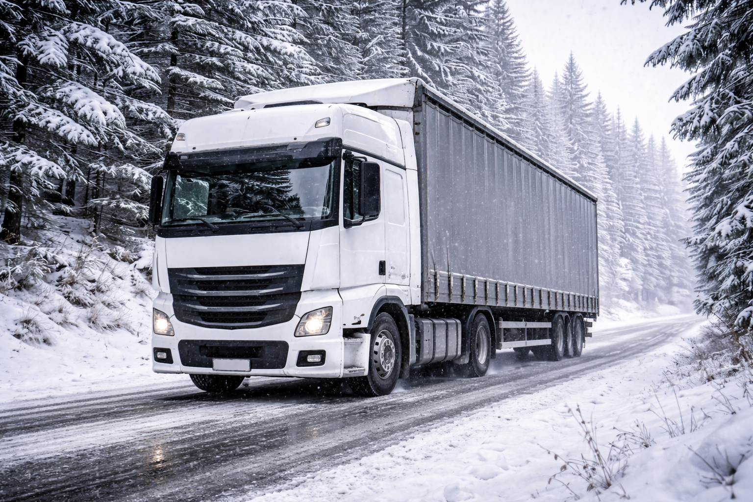 Jak efektywnie zimą oszczędzać paliwo w transporcie ciężarowym?