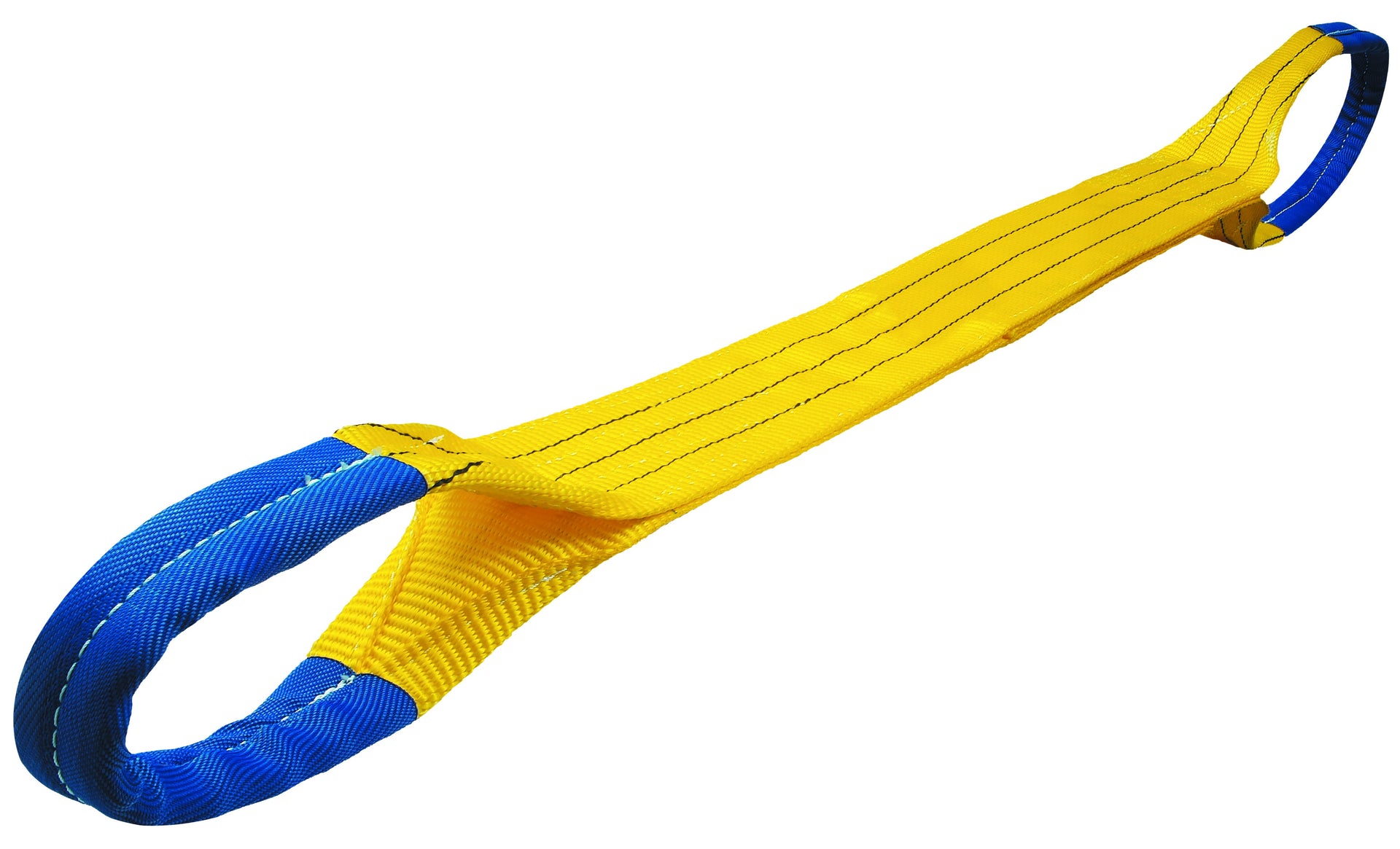 Zawiesie pasowe pętlowe II warstwowe WLL 1T taśma 30x7mm fioletowe