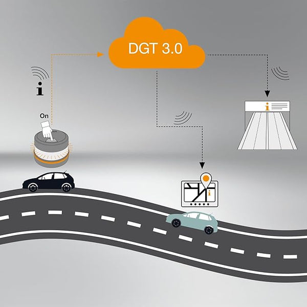 OSRAM LEDguardian ROAD FLARE Signal V16 IoT, certyfikowana lampa ostrzegawcza LED DGT 3.0