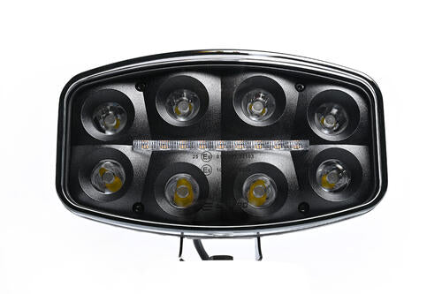 Reflektor SKYLED Jumbo Octan Black FULL LED z białym/pomarańczowym światłem pozycyjnym JE320.40B