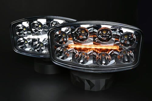 Reflektor SKYLED Jumbo Octan FULL LED z białym/pomarańczowym światłem pozycyjnym JE320.40