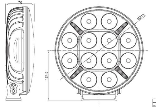 Reflektor SKYLED Jupiter+ 9X FI218 (120W, biała i pomarańczowa pozycja) R112/R7/R10 13300011