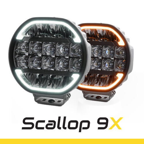 Reflektor SKYLED SCALLOP 9X FI220 (180W, z białym i pomarańczowym dynamicznym światłem pozycyjnym) R10/R148/R149 13300066