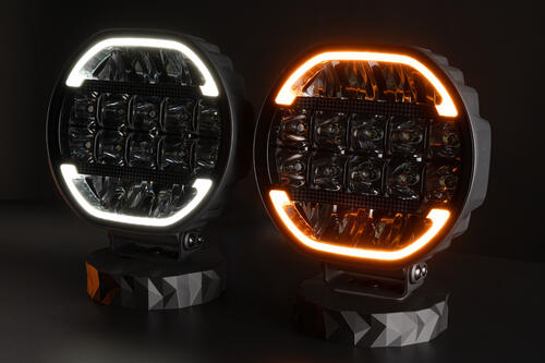 Reflektor SKYLED SCALLOP 9X FI220 (180W, z białym i pomarańczowym dynamicznym światłem pozycyjnym) R10/R148/R149 13300066