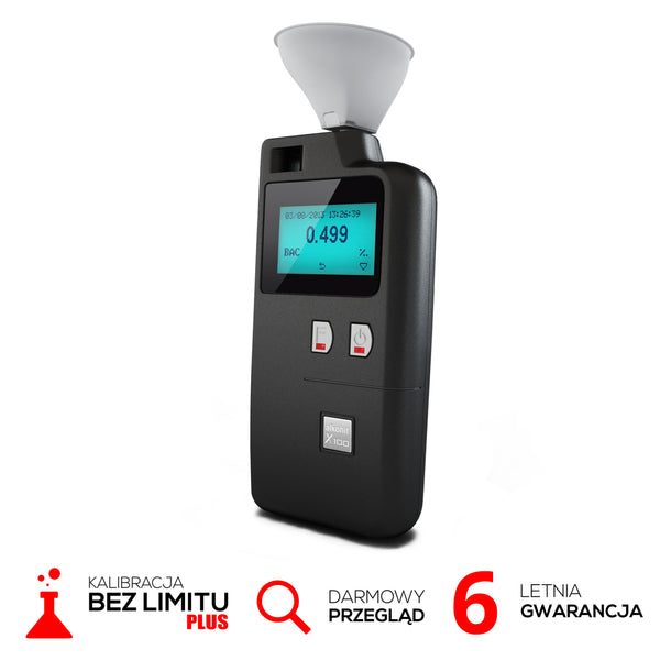 Alkomat Alkohit X100 z drukarką bezprzewodową