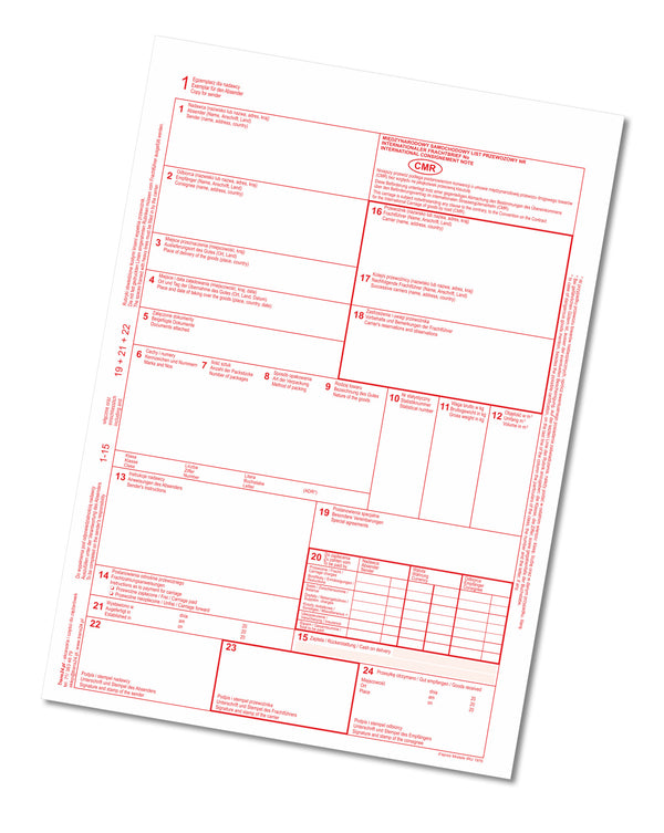 Druki CMR 4 czyste  - pakiet 100bl