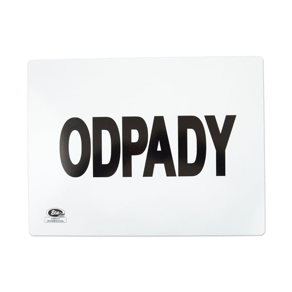 Tablica ODPADY 30x40 cm