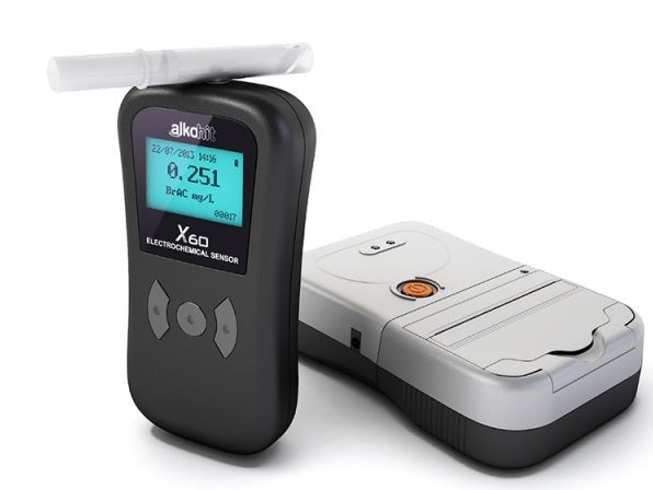 Alkomat Alkohit X100 z drukarką bezprzewodową