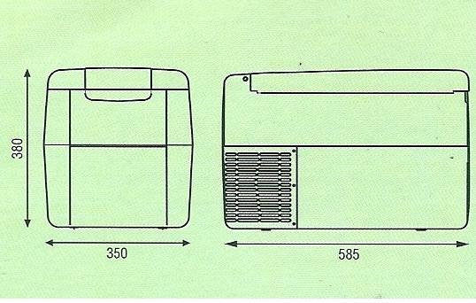 Lodówka agregatowa TB31 - 30 litrów